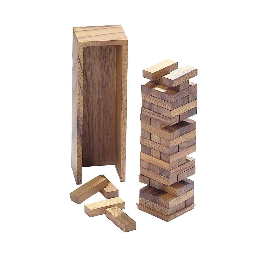 Het Torenspel XL – Bouw- en balansspel dat motoriek en activering stimuleert voor ouderen.