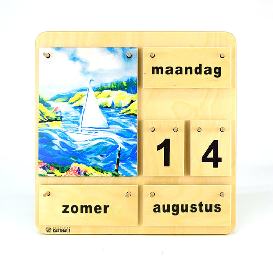 Kalender De Vier Jaargetijden – Seizoenskalender die overzicht en planning ondersteunt voor senioren.