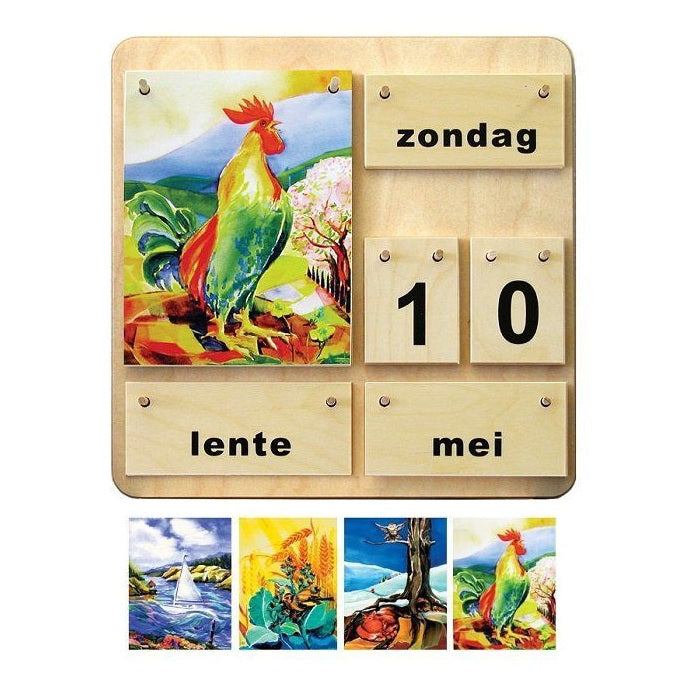 Kalender De Vier Jaargetijden – Seizoenskalender die overzicht en planning ondersteunt voor senioren.