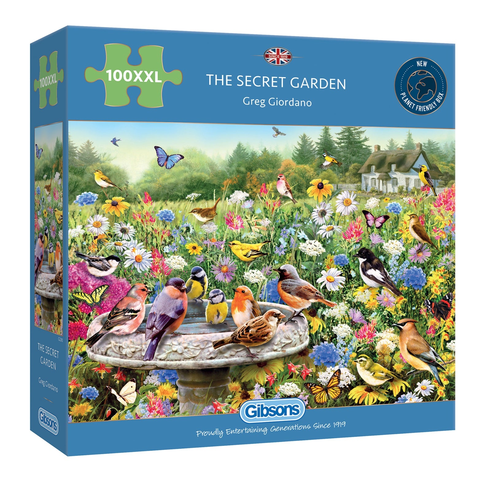 Dementie Puzzel 'De Geheime Tuin' – 100 XXL stukjes, stimuleert activering en geheugen bij ouderen.