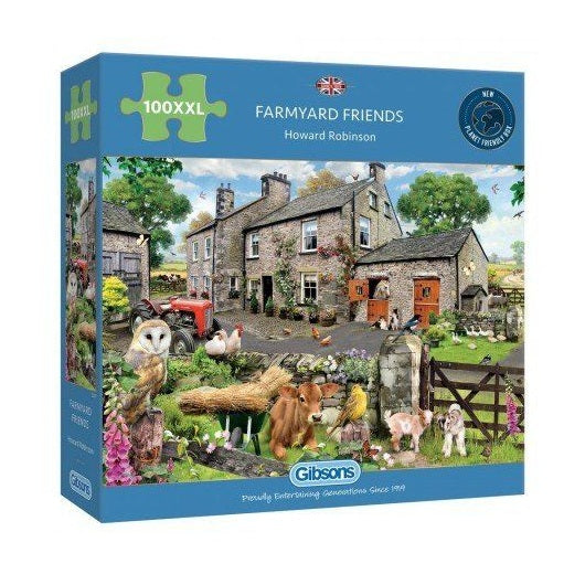 Dementie-puzzel 'Boerderij Vriendjes' – 100 XXL stukjes, bevordert geheugen en activering bij senioren.