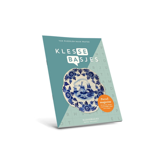 Klessebasjes Puzzelboekjes Holland – Herkenbare puzzels voor ouderen die geheugen en creativiteit stimuleren.