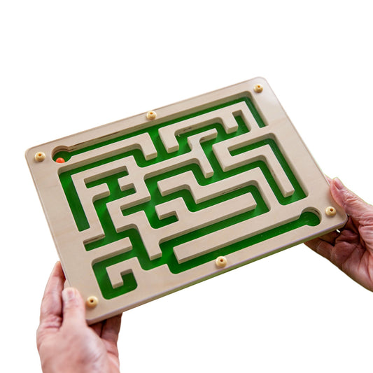 Circuit Labyrint – Houten bewegingsspel dat motoriek en coördinatie stimuleert voor ouderen en mensen met dementie.