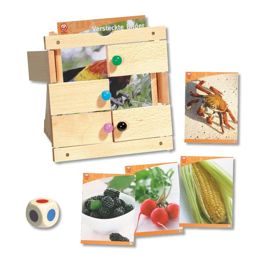 foto van het leuke spel voor dementerenden Wat zit er achter het luikje? - Natuurfoto's