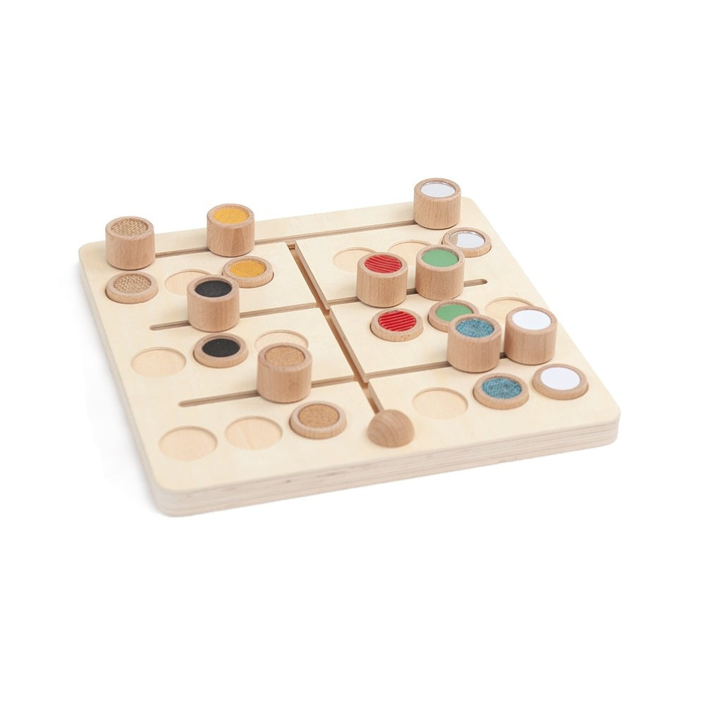 Jeu de mouvement de textures - Jeu de glissement sensoriel pour le développement tactile