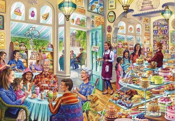 Dementie Puzzel 'Grandma's Treat' – 100 XXL stukjes, activerende puzzel die warmte en herinneringen stimuleert voor senioren.