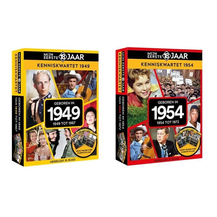 Mes 18 premières années Knowledge Quartet Belgium - Jouez et revivez vos souvenirs d'enfance