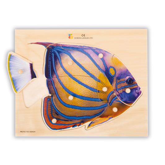 Houten Puzzel Vis – Puzzel met vismotief, speciaal ontworpen voor activering bij mensen met dementie.