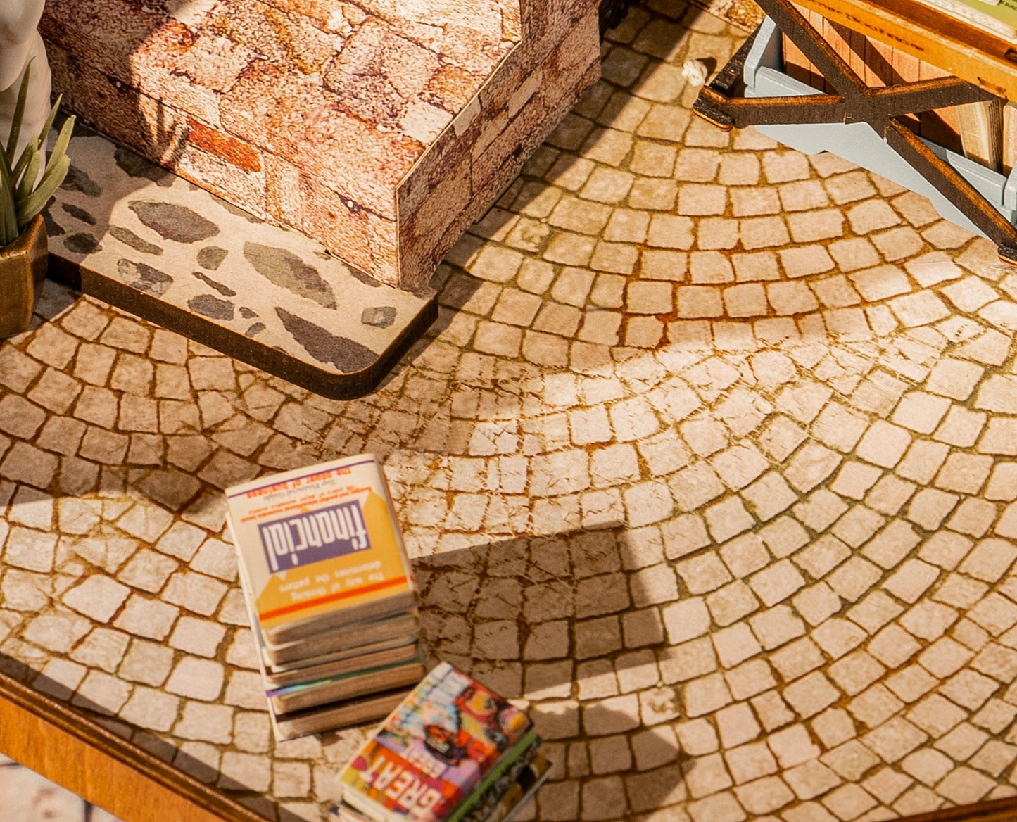 Bouwpakket voor Senioren - 3D Puzzel - Boekwinkel op de hoek