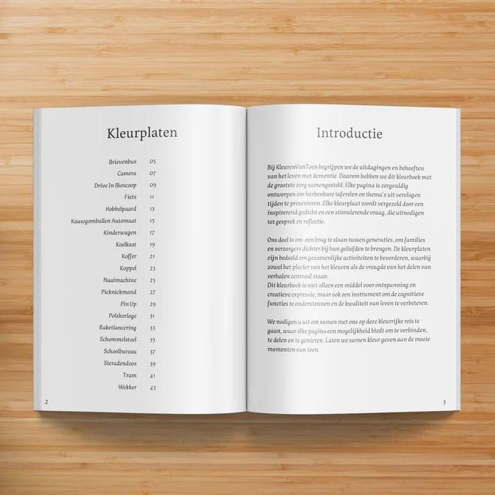 De Jaren 40 & 50 Kleurboek – Nostalgisch kleurplezier met herkenbare afbeeldingen, bevordert activering en creativiteit bij senioren.