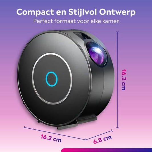 Sterrenhemel Projector – Ontspannende lichtshow die een sterrenhemel projecteert, bevordert rust voor senioren.