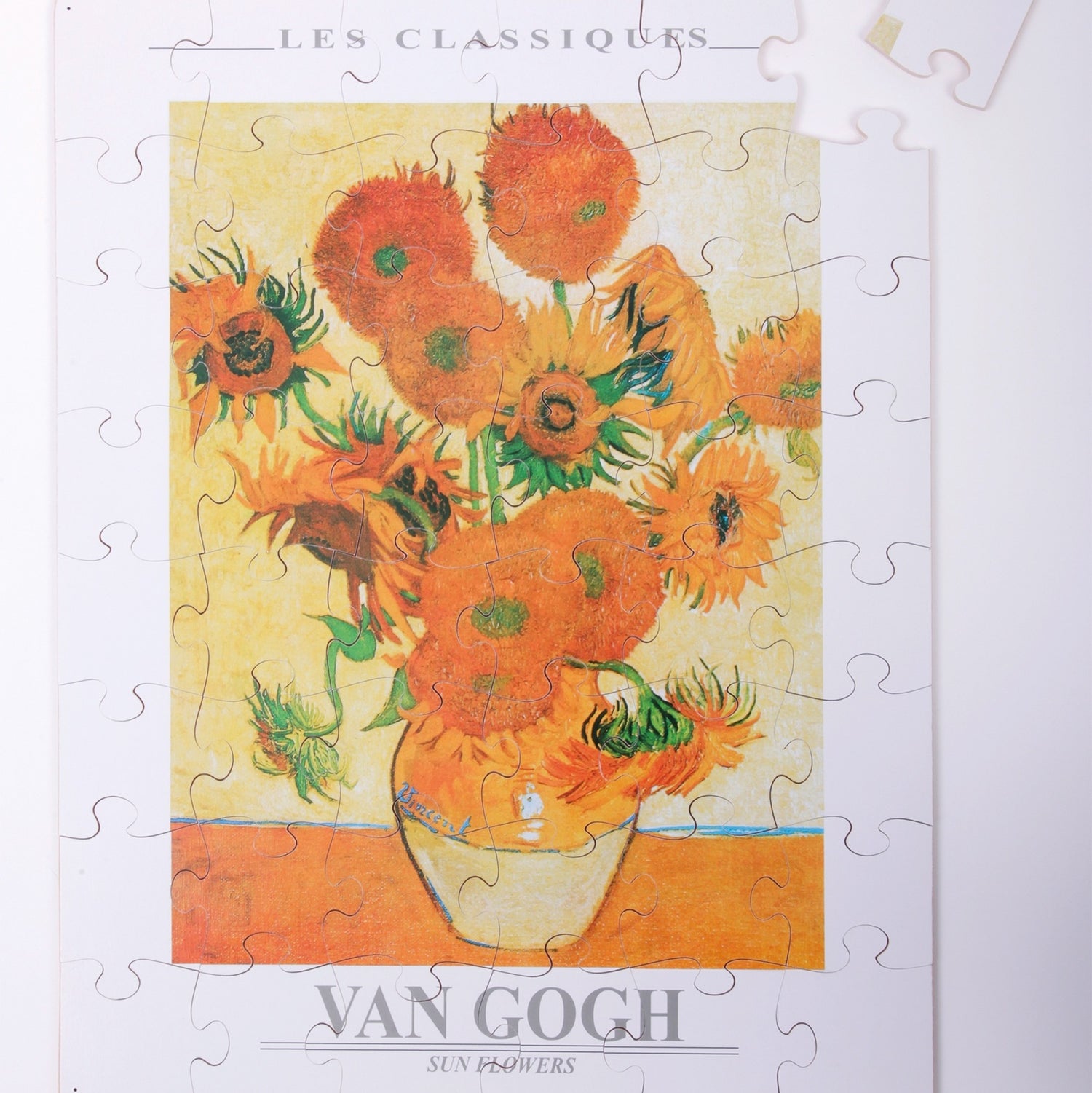 Van Gogh Zonnebloemen puzzel – Dementiepuzzel met inspirerende kunst, speciaal ontwikkeld voor geheugenstimulatie.