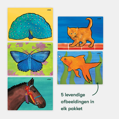Peinture à l'eau - Beaux animaux (Aquapaint pour les personnes atteintes de démence)