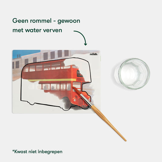 Malen mit Wasser – Transportthema für Demenz