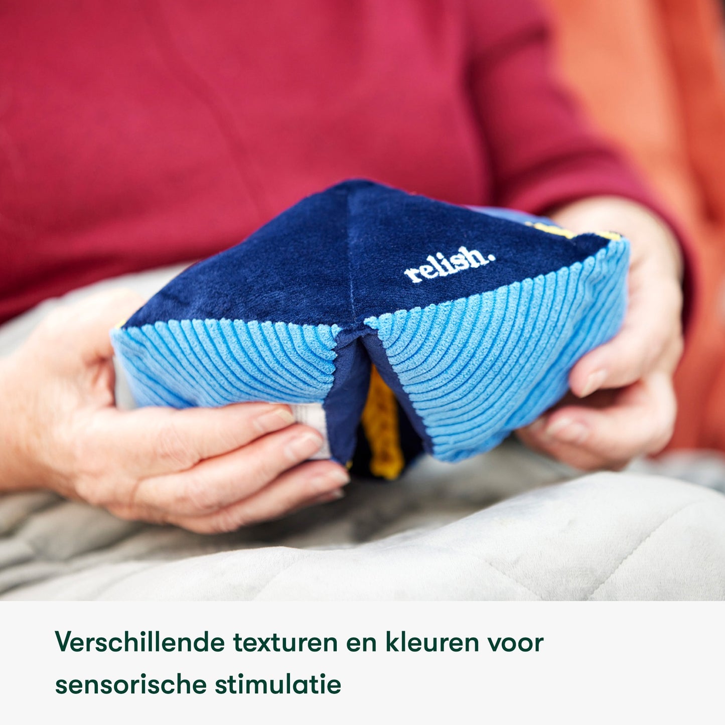 Coussin rotatif - Coussin sensoriel pour personnes atteintes de démence