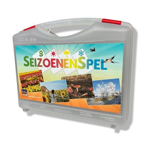 Vragenderwijs Seizoenenspel – Geheugenspel met seizoensgebonden thema’s, ideaal voor activering bij senioren en dementie.