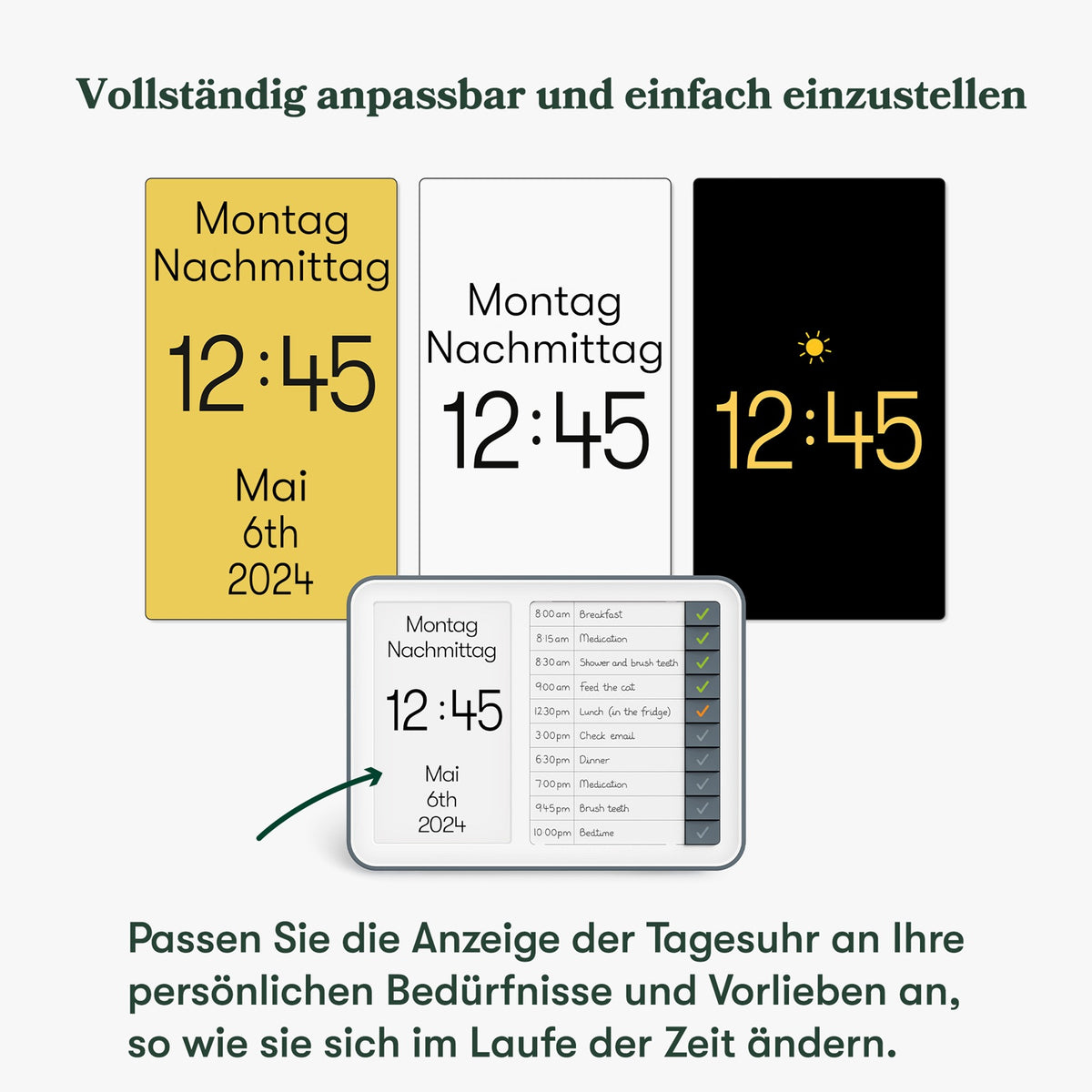 Relish Day Clock Hub – Beste Dementieklok voor Dagstructuur
