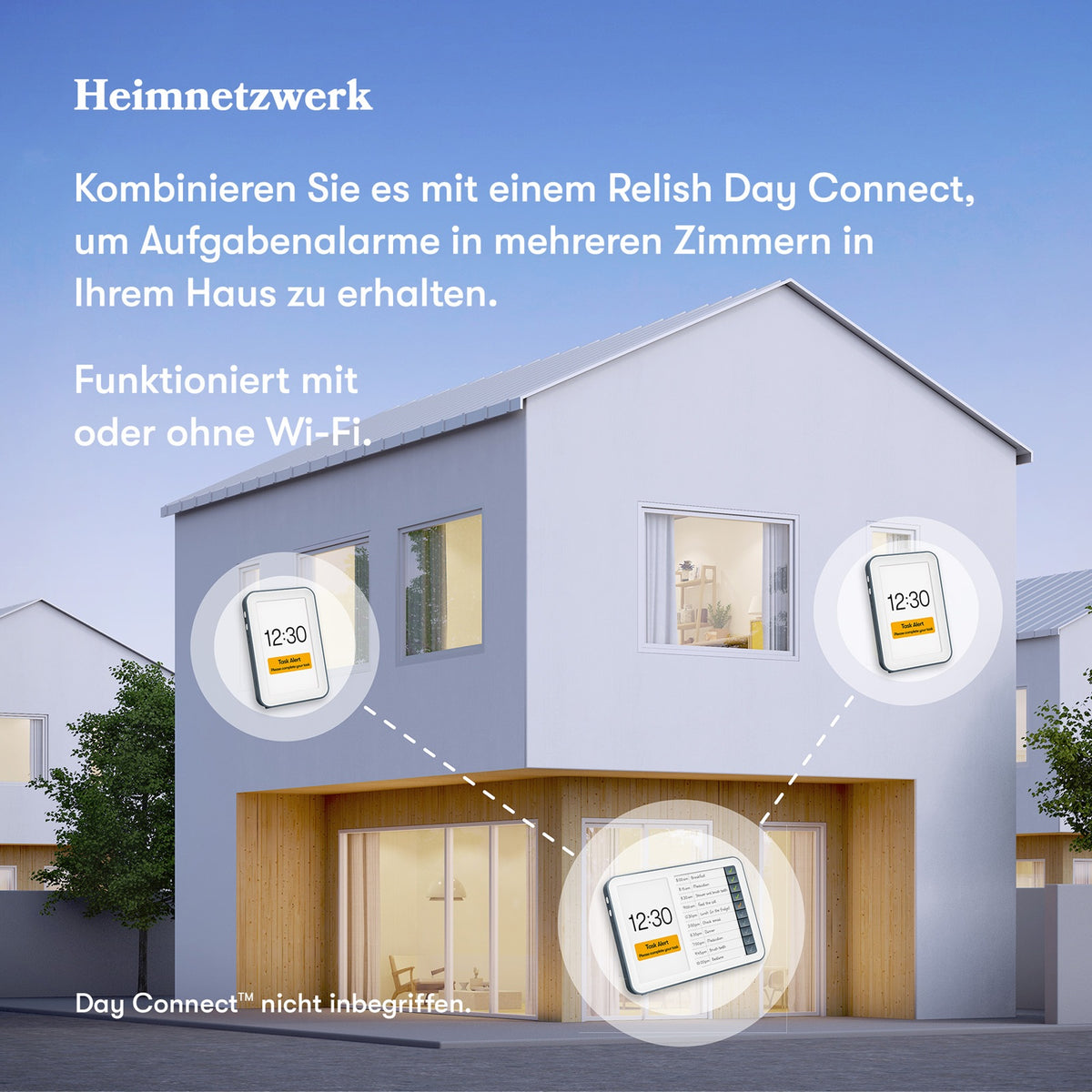 Relish Day Clock Hub – Beste Dementieklok voor Dagstructuur
