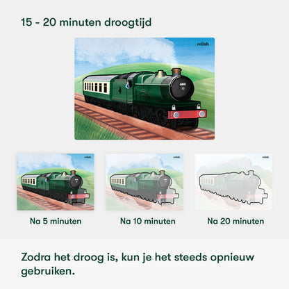 Schilderen met Water - Transport thema voor dementie