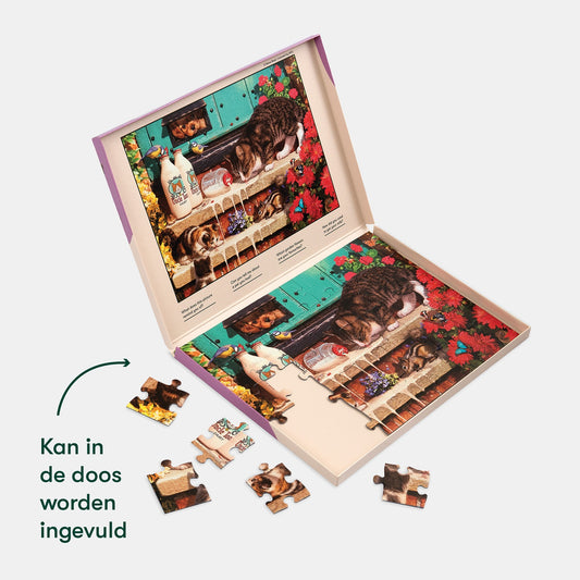Dementie-puzzel Knoeiende katjes 35 stukjes – stimulerend en gespreksopwekkend
