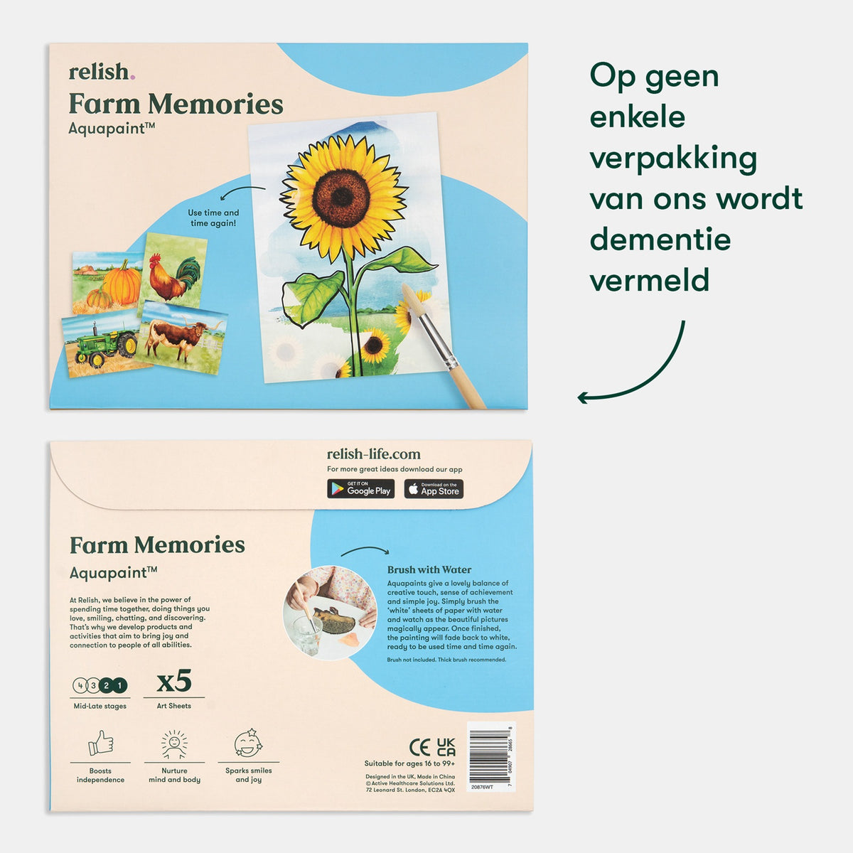 Schilderen met Water - Boerderij Herinneringen (Aquapaint voor mensen met dementie)