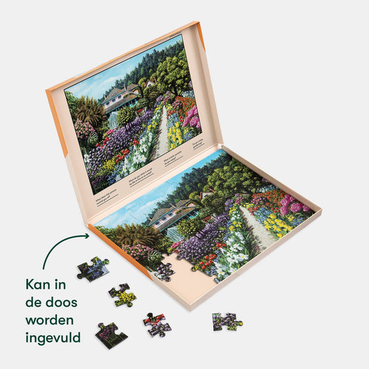 Dementie-puzzel - Monet's Garden (63 stukjes)