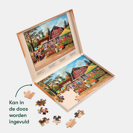 Dementie-puzzel - Boeren Markt (63 stukjes)