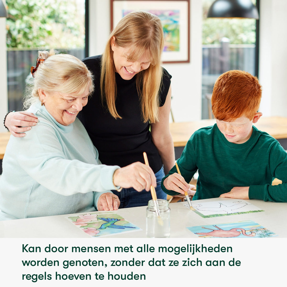 Schilderen met water - Prachtige vogels (Aquapaint voor mensen met dementie)