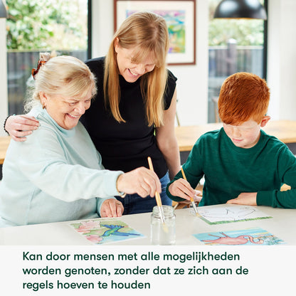 Schilderen met water - Prachtige vogels (Aquapaint voor mensen met dementie)